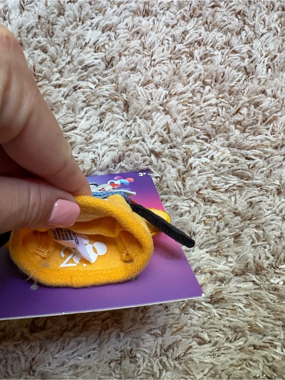 Disney Yellow pluto Plush Kids Bag Charm